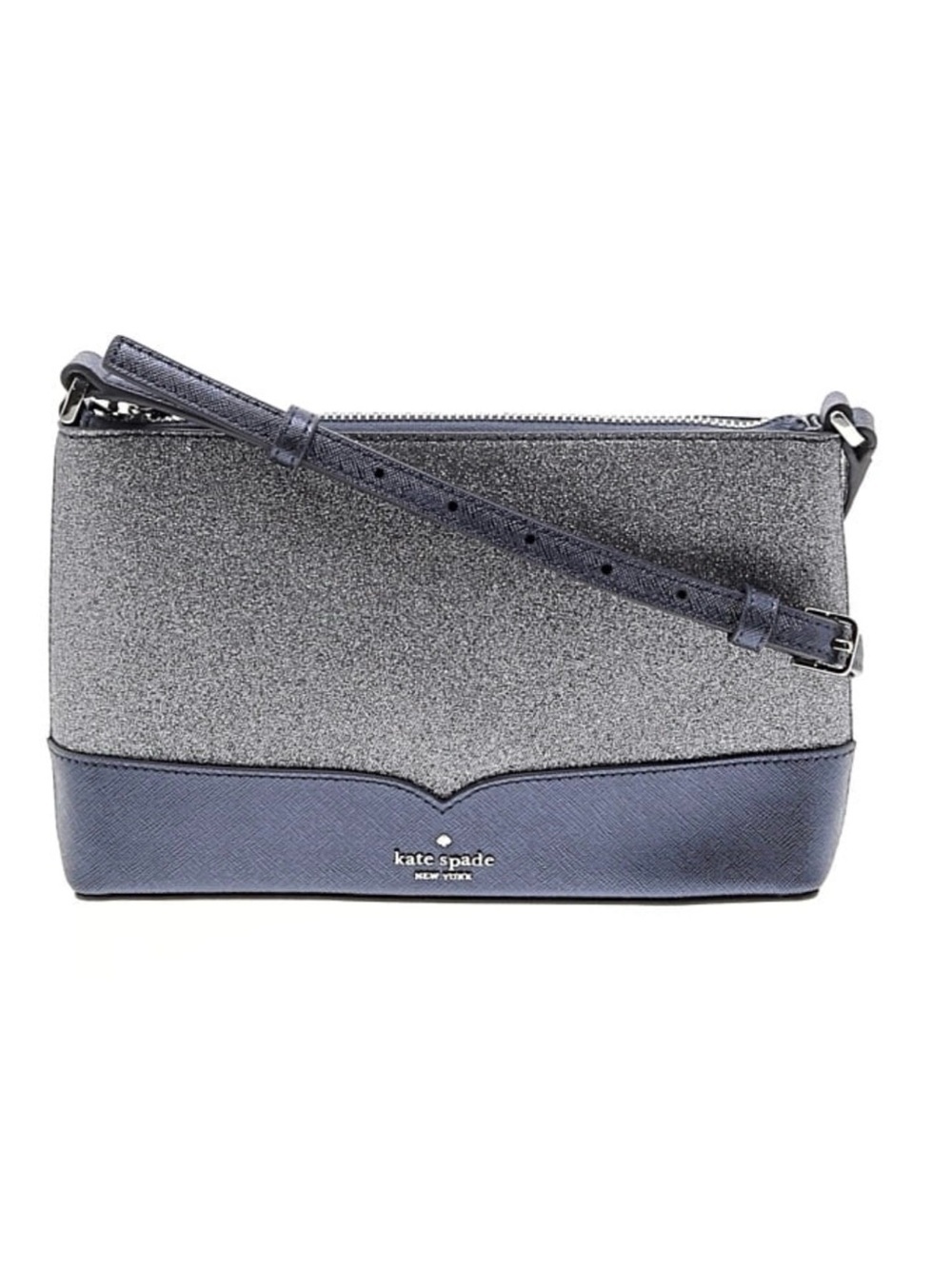 kate spade New York Lola Glitter Navy Dusk Crossbody Bag